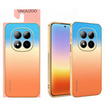 SINGIUZOO For Xiaomi Redmi Note 15 Pro+ 5G (Global)  /  Poco M8 Pro 5G Case Electroplated AG Matte Gradient Color PC + TPU Phone Cover