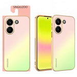 SINGIUZOO For Xiaomi Redmi Turbo 5 5G Case Electroplated AG Matte Gradient Color PC + TPU Phone Cover