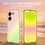 SINGIUZOO For Xiaomi Redmi Turbo 5 5G Case Electroplated AG Matte Gradient Color PC + TPU Phone Cover