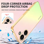SINGIUZOO For Xiaomi Redmi Turbo 5 5G Case Electroplated AG Matte Gradient Color PC + TPU Phone Cover