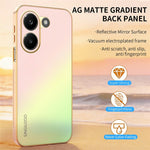 SINGIUZOO For Xiaomi Redmi Turbo 5 5G Case Electroplated AG Matte Gradient Color PC + TPU Phone Cover