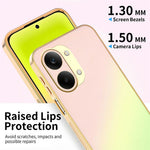 SINGIUZOO For Xiaomi Redmi Turbo 5 Max 5G Case Electroplated AG Matte Gradient Color PC + TPU Phone Cover