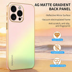 SINGIUZOO For iPhone 16 Pro Max Case Electroplated AG Matte Gradient Color PC + TPU Phone Cover