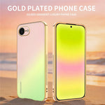 SINGIUZOO For iPhone 17th / 16th Case Electroplated AG Matte Gradient Color PC + TPU Phone Cover