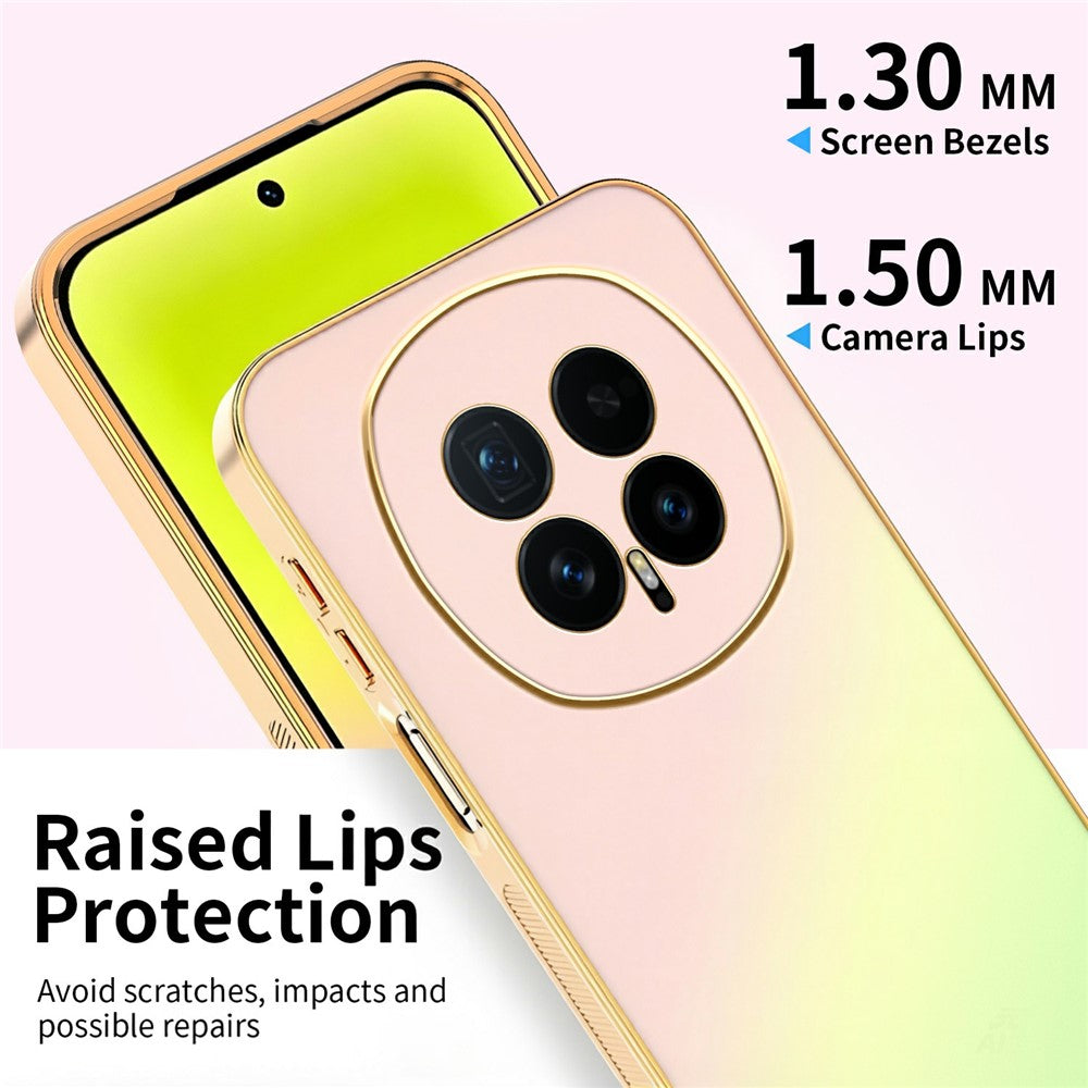 SINGIUZOO For Honor Magic8 5G Case Electroplated AG Matte Gradient Color PC + TPU Phone Cover
