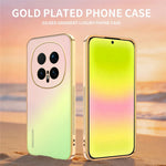 SINGIUZOO For Honor Magic8 Pro 5G Case Electroplated AG Matte Gradient Color PC + TPU Phone Cover