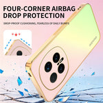 SINGIUZOO For Honor Magic8 Pro 5G Case Electroplated AG Matte Gradient Color PC + TPU Phone Cover
