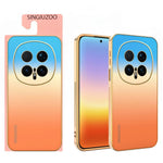 SINGIUZOO For Honor Magic8 Pro 5G Case Electroplated AG Matte Gradient Color PC + TPU Phone Cover
