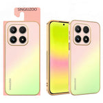SINGIUZOO For Xiaomi 17 Case Electroplated AG Matte Gradient Color PC + TPU Phone Cover