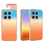 SINGIUZOO For Xiaomi 17 Case Electroplated AG Matte Gradient Color PC + TPU Phone Cover