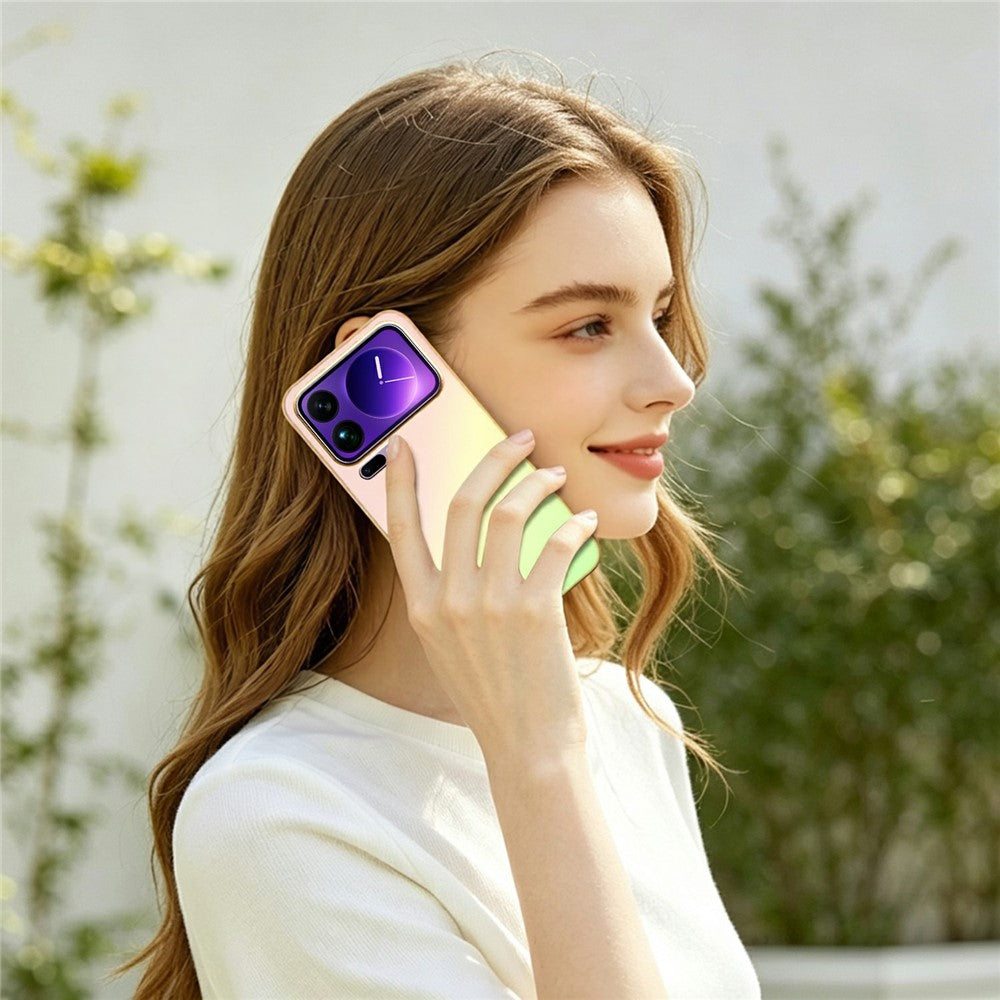 SINGIUZOO For Xiaomi 17 Pro Max Case Electroplated AG Matte Gradient Color PC + TPU Phone Cover