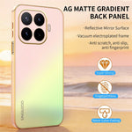 SINGIUZOO Skal för Xiaomi 17T Pro, elektropläterat AG-skal i matt tonad färg, PC + TPU, mobilskal