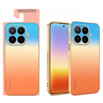 SINGIUZOO Skal för Xiaomi 17T Pro, elektropläterat AG-skal i matt tonad färg, PC + TPU, mobilskal
