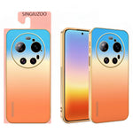 SINGIUZOO Skal för Xiaomi 17 Ultra 5G, elektropläterat AG-skal i matt tonad färg, PC + TPU, mobilskal