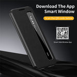 For Samsung Galaxy S26 FE Case Smart View Window Leather Phone Cover