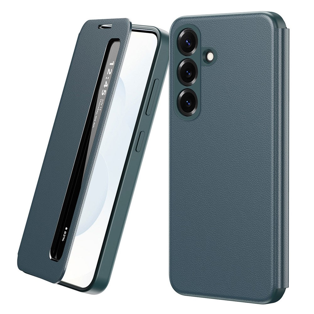 For Samsung Galaxy S26 FE Case Smart View Window Leather Phone Cover