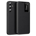 For Samsung Galaxy S26 FE Case with Card Holder Smart View Window Leather Phone Cover