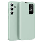 For Samsung Galaxy S26 FE Case with Card Holder Smart View Window Leather Phone Cover