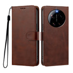 For Xiaomi 17 Ultra 5G Case Wallet Flip Stand PU Leather Phone Cover with Wrist Strap