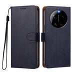 For Xiaomi 17 Ultra 5G Case Wallet Flip Stand PU Leather Phone Cover with Wrist Strap