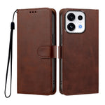 For Oppo Reno16 Pro 5G (Global) / Oppo Reno16 5G (China) / Oppo Reno16 5G (Global) Case Wallet Flip Stand PU Leather Phone Cover with Wrist Strap