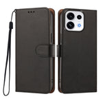 For Oppo Reno16 Pro 5G (Global) / Oppo Reno16 5G (China) / Oppo Reno16 5G (Global) Case Wallet Flip Stand PU Leather Phone Cover with Wrist Strap