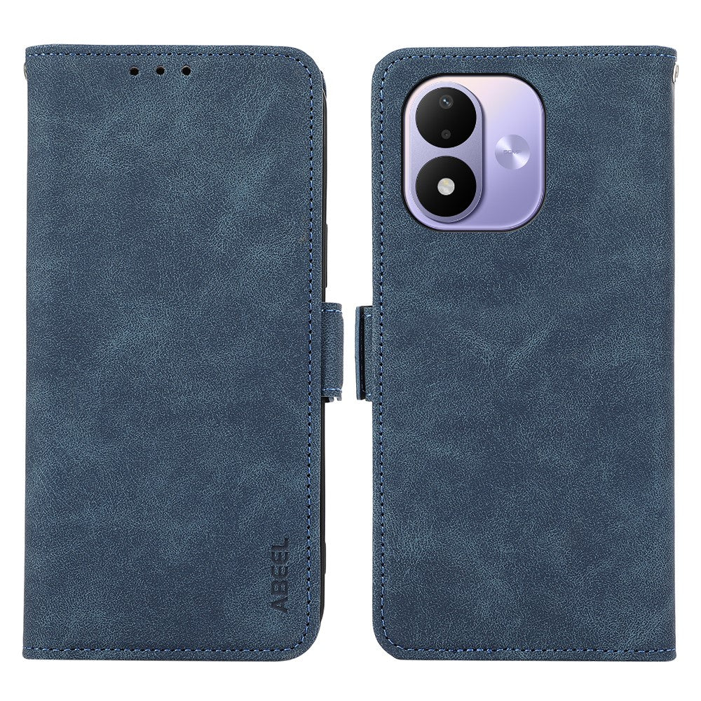 ABEEL For Xiaomi Redmi Note 17 4G (Global) / Note 17 5G (Global) / Note 17 (India / China) 5G Case PU Leather Folio Stand View RFID Blocking Phone Cover