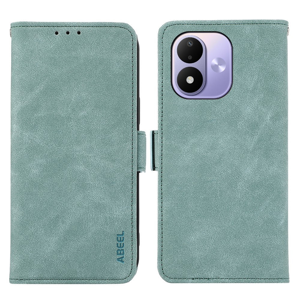 ABEEL For Xiaomi Redmi Note 17 4G (Global) / Note 17 5G (Global) / Note 17 (India / China) 5G Case PU Leather Folio Stand View RFID Blocking Phone Cover