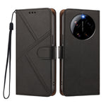 For Xiaomi 17 Ultra 5G Case Diamond Stitch PU Leather Wallet Flip Phone Cover with Wrist Strap