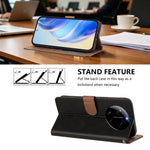 For Xiaomi 17 Ultra 5G Case Diamond Stitch PU Leather Wallet Flip Phone Cover with Wrist Strap
