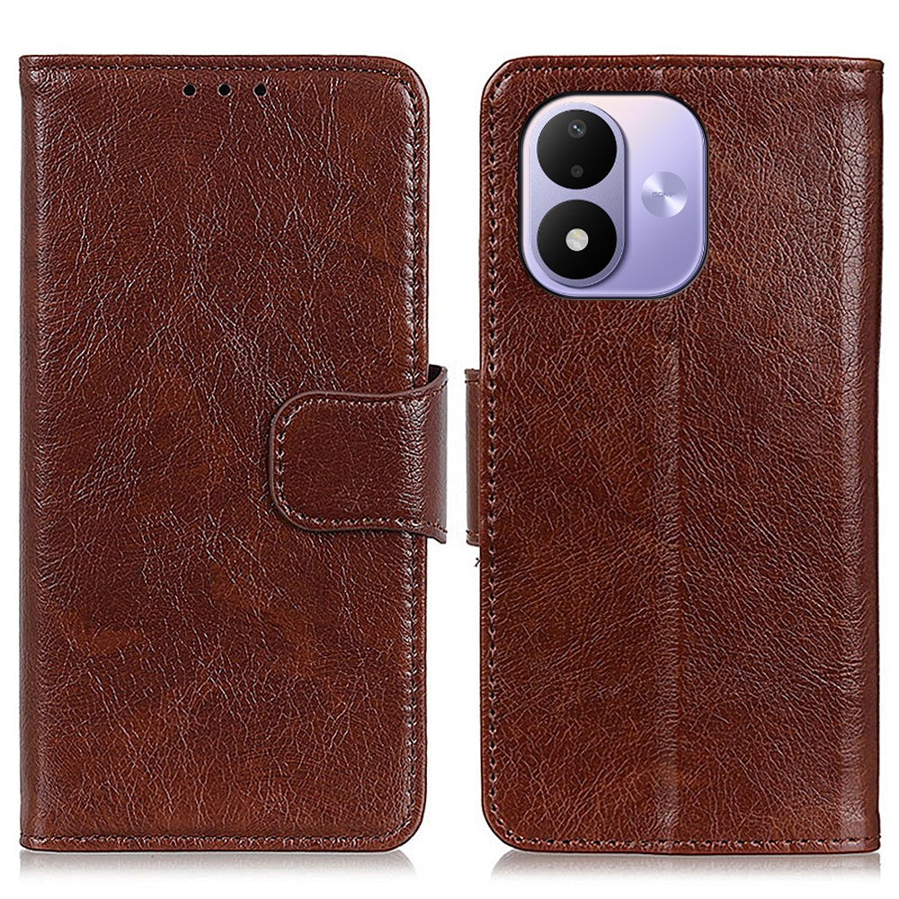 For Xiaomi Redmi Note 17 4G (Global) / Note 17 5G (Global) / Note 17 (India / China) 5G Case Nappa Texture Split Leather Wallet Phone Cover