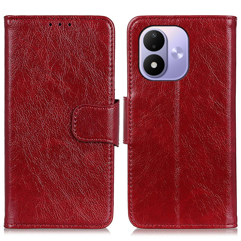 For Xiaomi Redmi Note 17 4G (Global) / Note 17 5G (Global) / Note 17 (India / China) 5G Case Nappa Texture Split Leather Wallet Phone Cover