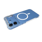 Til Nothing Phone (4b) magnetisk etui i TPU med anti-fald mobilrygcover