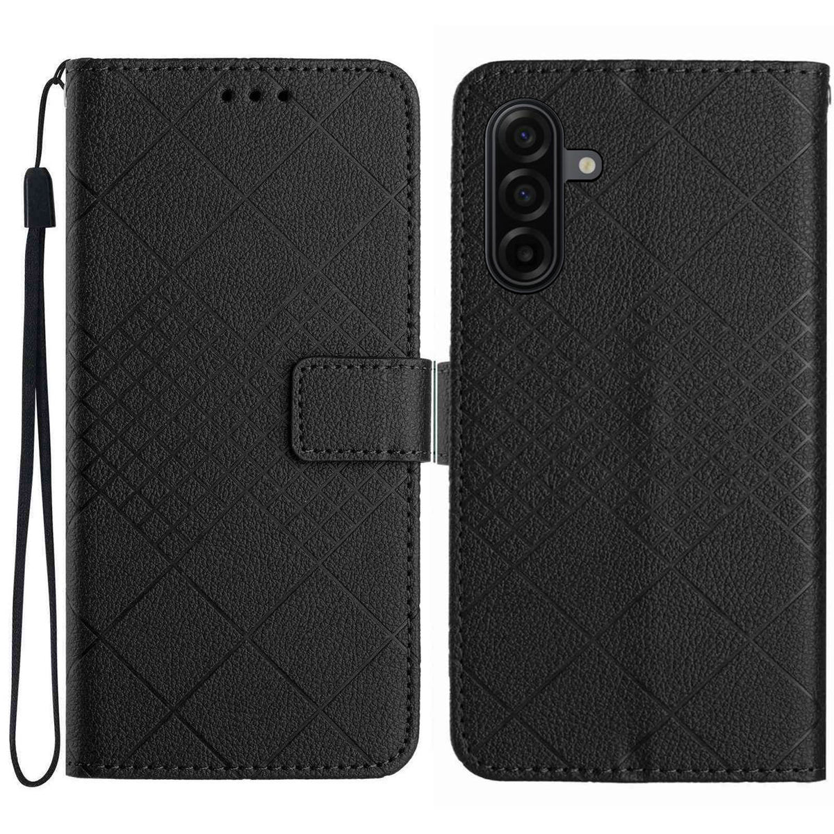 For Samsung Galaxy S26+ Case Wallet Imprint PU Leather Flip Folio Phone Cover