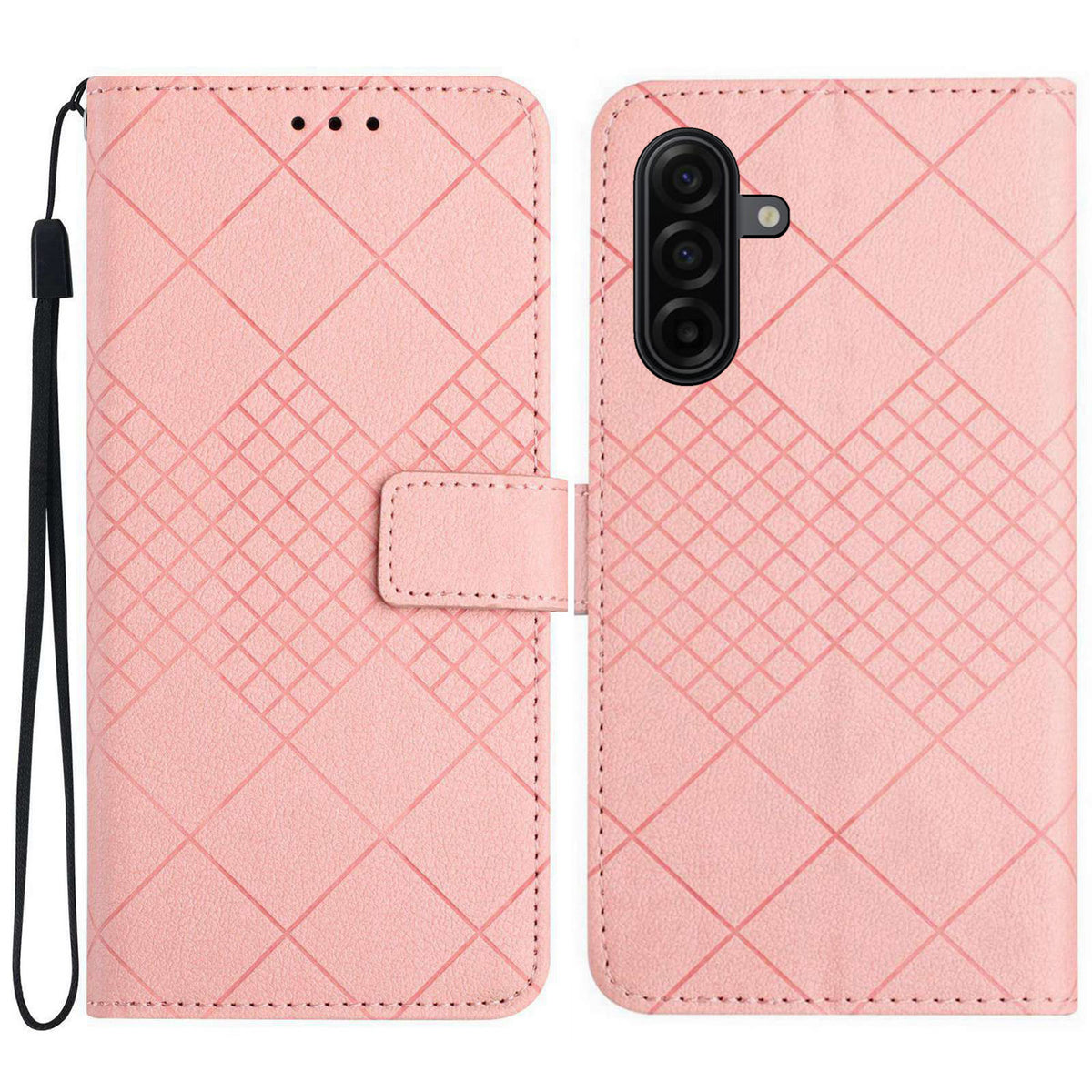For Samsung Galaxy S26+ Case Wallet Imprint PU Leather Flip Folio Phone Cover