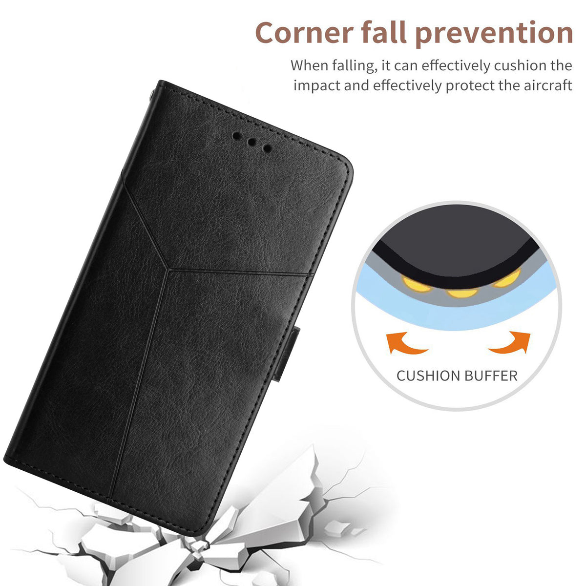 For Samsung Galaxy A27 5G Case Y Shaped Lines Imprint Leather Phone Cover