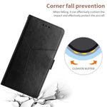 For Samsung Galaxy S26+ Case Y Shaped Lines Imprint Leather Phone Cover