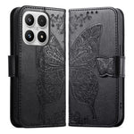 For Xiaomi 17 Max Case with Strap Butterfly Pattern PU Leather Wallet Phone Cover