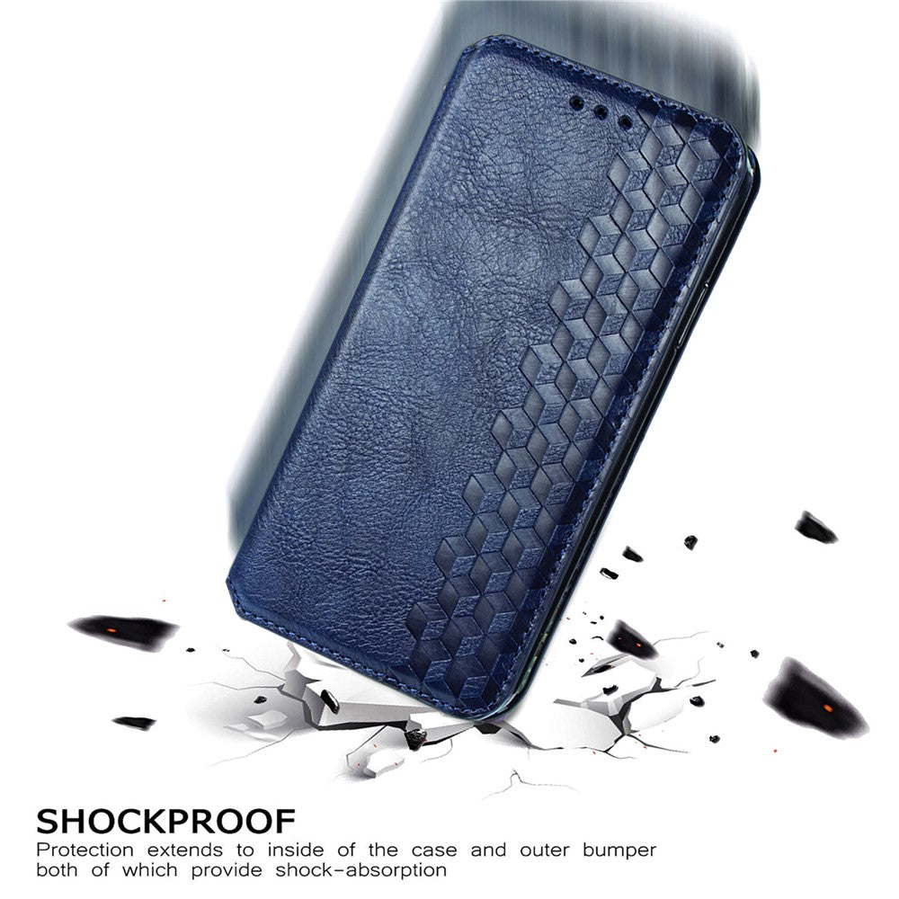 For Xiaomi 17 Max Case Rhombus Imprint PU Leather Wallet Phone Cover