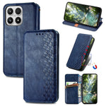 For Xiaomi 17 Max Case Rhombus Imprint PU Leather Wallet Phone Cover