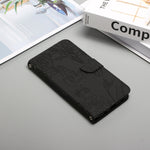 Til Samsung Galaxy S26 FE Cover med Håndledsrem Sommerfugleblomst Præget Læder Telefoncover