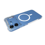 WANLONFENG for Nothing Phone (4b) TM1 Series 2.0mm Magnetic Case Clear TPU Phone Back Cover