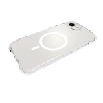 WANLONFENG for iPhone 16e / iPhone 17e TM1 Series 2.0mm Magnetic Case Clear TPU Phone Back Cover
