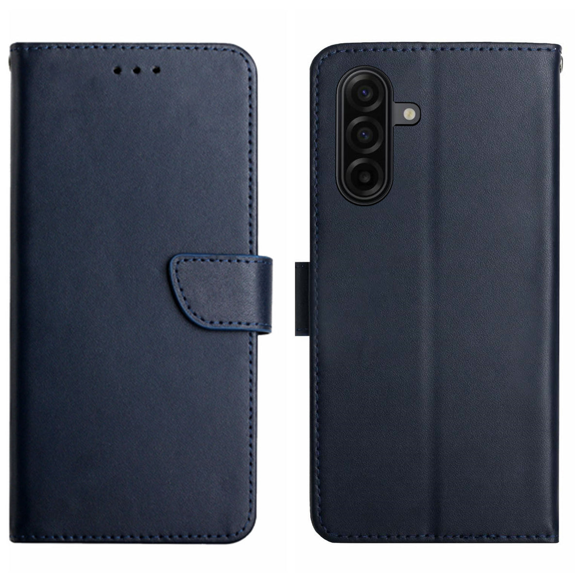 For Samsung Galaxy S26+ Case Genuine Cow Leather Phone Cover Nappa Texture