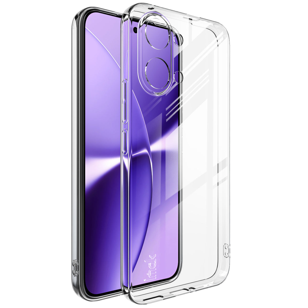 IMAK för Xiaomi Poco X8 Pro Max 5G / Xiaomi Redmi Turbo 5 Max 5G UX-5-serien genomskinligt mobilskal mjukt TPU-skyddande mobilskal - transparent