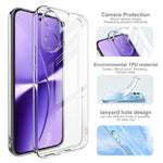 IMAK för Xiaomi Poco X8 Pro Max 5G / Xiaomi Redmi Turbo 5 Max 5G UX-5-serien genomskinligt mobilskal mjukt TPU-skyddande mobilskal - transparent