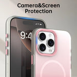 For iPhone 16 Pro Max Magnetic Case Gradient TPU + PET + PC IMD Shockproof Phone Cover
