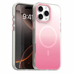 Til iPhone 16 Pro Magnetisk Cover Gradient TPU + PET + PC IMD Stødsikkert Telefoncover