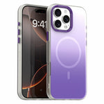 Til iPhone 16 Pro Magnetisk Cover Gradient TPU + PET + PC IMD Stødsikkert Telefoncover