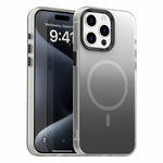 For iPhone 15 Pro Max Magnetic Case Gradient TPU + PET + PC IMD Shockproof Phone Cover